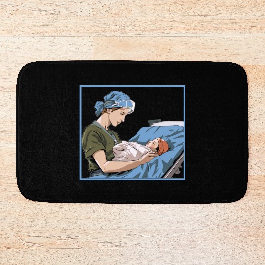 Registered Nurse Medical Medicine Neonatal Nurse Bath Mats