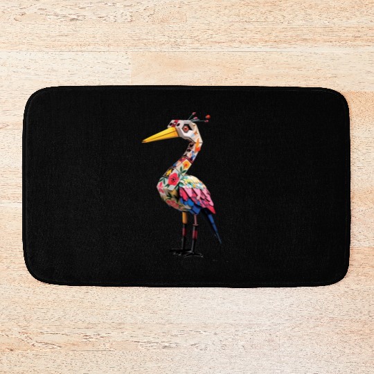 Japan Crane Pirate Buzzy Dice Streetwear Bath Mats