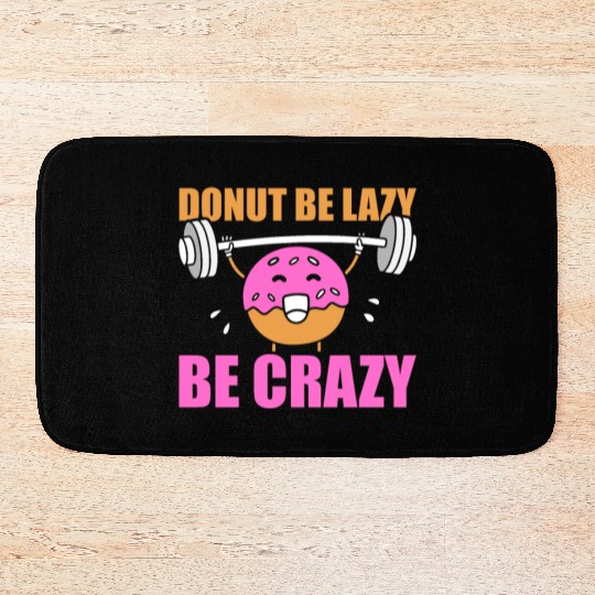 Fitness Donut Donut Gym Bath Mats