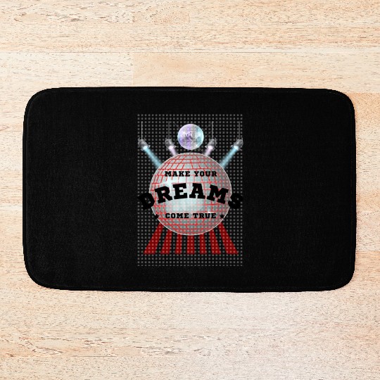 Make Your Dreams Come True with Disco Ball Design Bath Mats