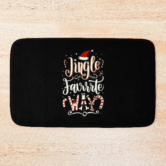 Winter Wonderland: Icy Snow, North Pole, Rejoice Bath Mats