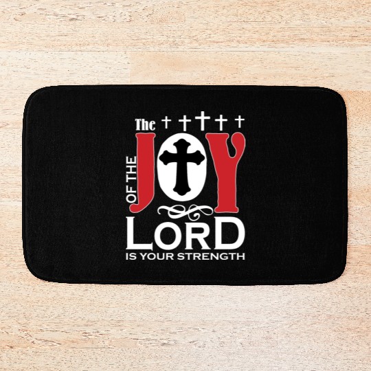 The Joy Of The Lord Love Jesus Christian Bath Mats