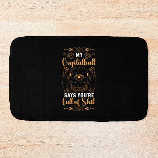 Crystal Ball Magical Signs Bath Mats
