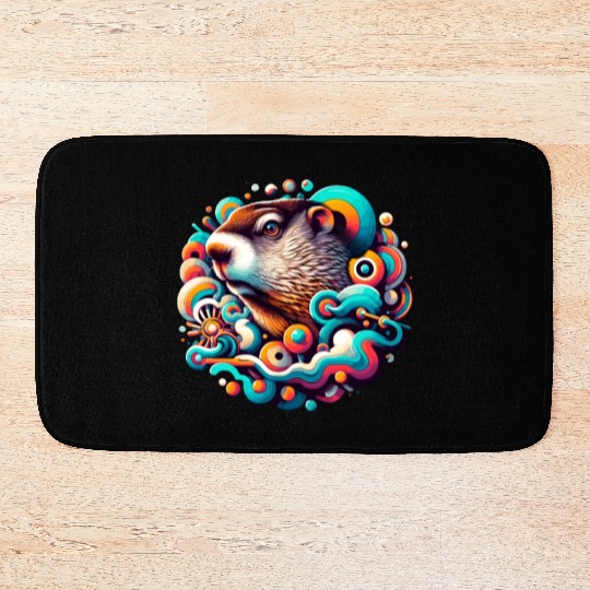 Groundhog Day 2024 Enthusiast February 2nd Bath Mats