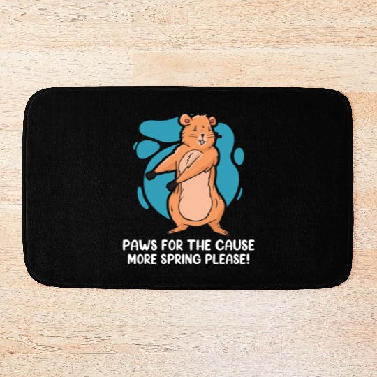 Groundhog Day 2024 Enthusiast February 2nd Bath Mats