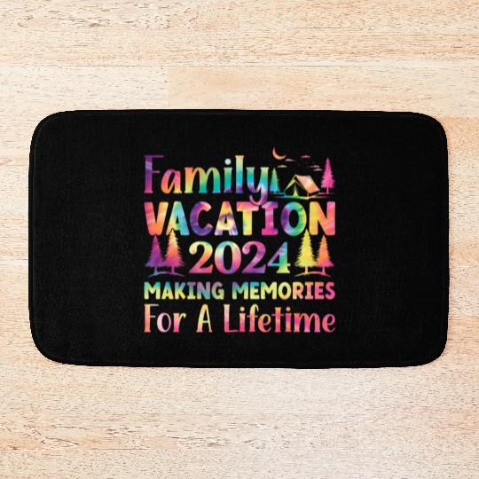 Summer Family Vacation Making Memories Bath Mats