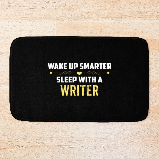 Wake Up Smarter Sleep With A WRITER Bath Mats
