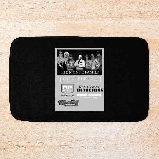 Wrestling Wremembered back Bath Mats