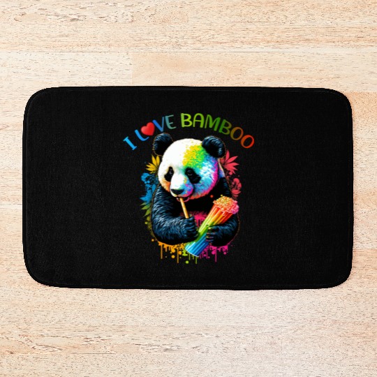 I Love Bamboo Bath Mats