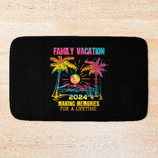 Family Vacation 2024 Making Memories Bath Mats