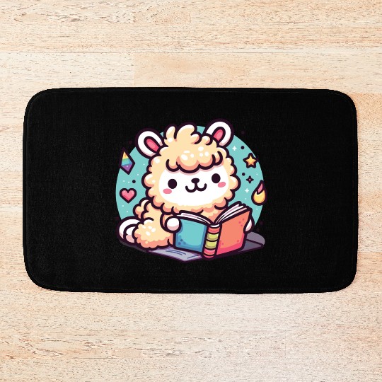 Little Cute Llama Bath Mats