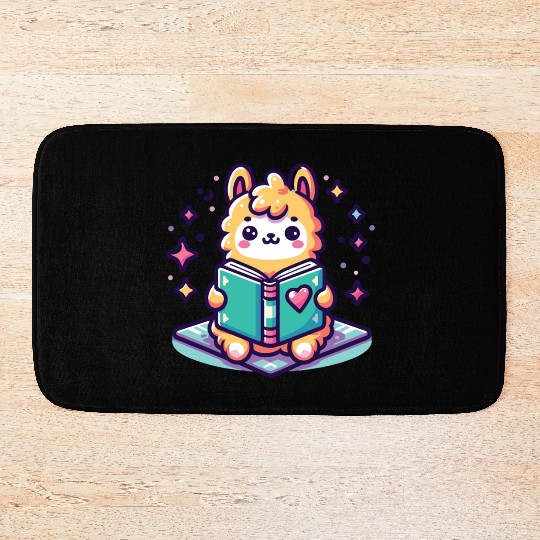 Little Cute Llama Bath Mats
