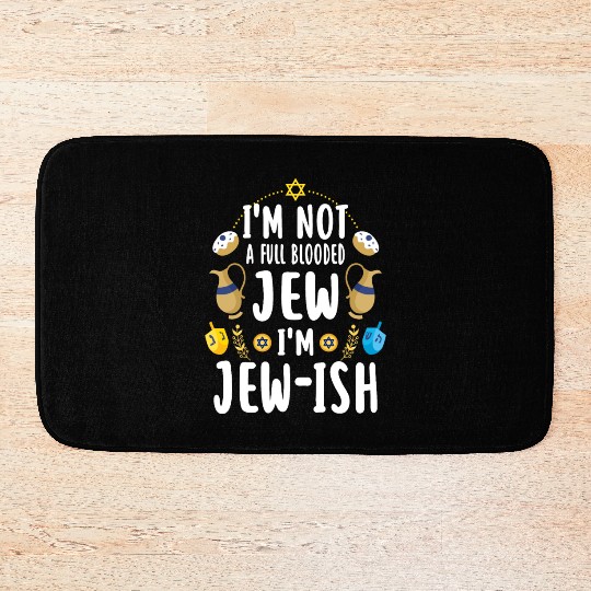 Hanukkah Pun This Is How We Jew It Bath Mats