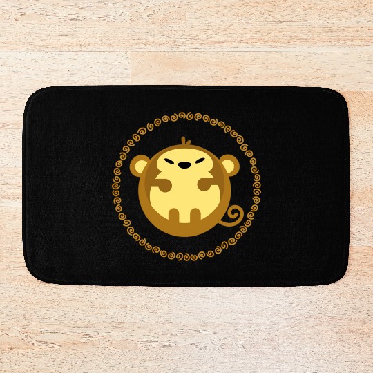 Ape Gorilla Monkey Primate Macaque Chimpanzee Bath Mats