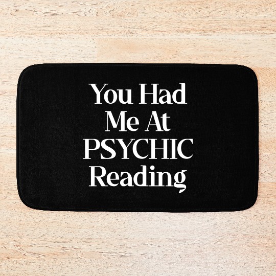 You Had Me At Psychic Reading Celestial Card Bath Mats