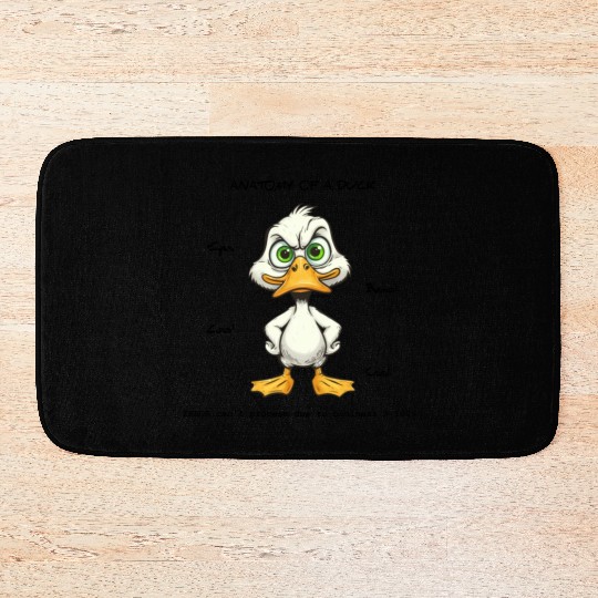Duck Anatomy Bath Mats