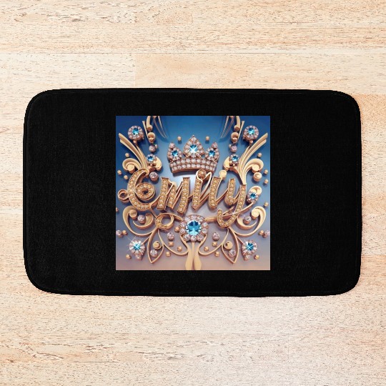 Emily With the crown Bath Mats