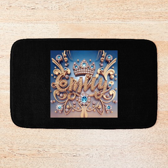 Emily With the crown Bath Mats