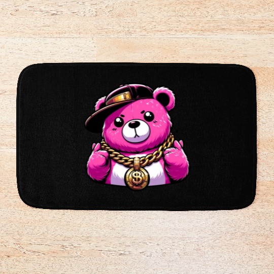 Hip-Hop Honeys: Bling Bear Edition Bath Mats