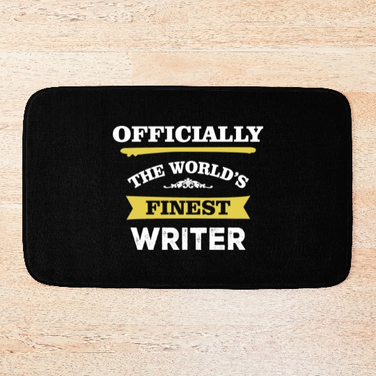The World's Finest Writer Bath Mats