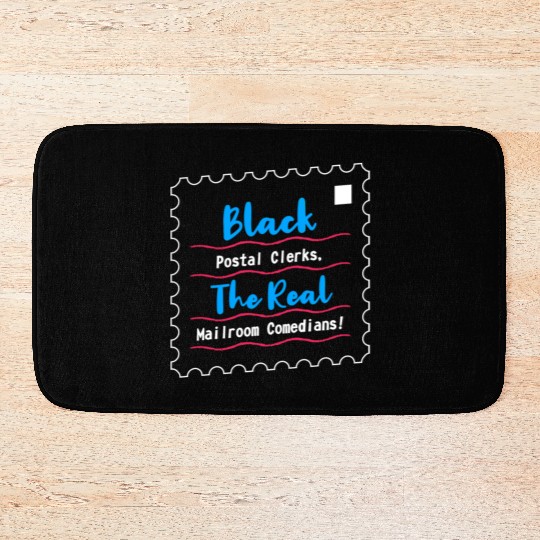 Black Postal Clerks, the Real Mailroom Comedians! Bath Mats