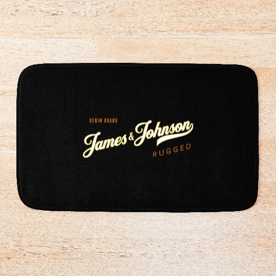 James & Johnson Denim Co Bath Mats