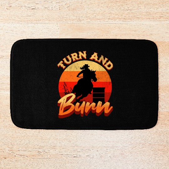 Turn and Burn Barrel Racing Bath Mats