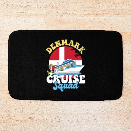 Denmark Cruise Squad Family Vacation Trip Bath Mats