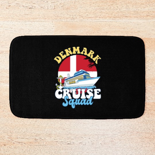 Denmark Cruise Squad Family Vacation Trip Bath Mats