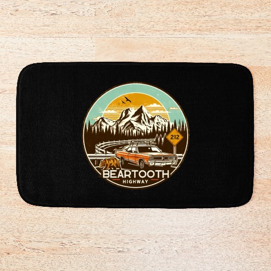 Beartooth Highway US 212 Bath Mats