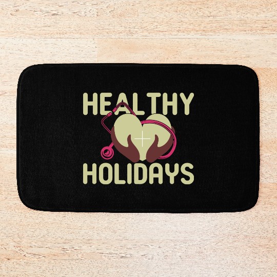 Healthy Holidays Bath Mats