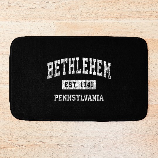 Bethlehem Pennsylvania Pa Established Sports Bath Mats