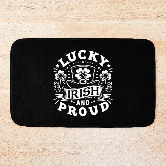 Lucky Irish And Proud Bath Mats