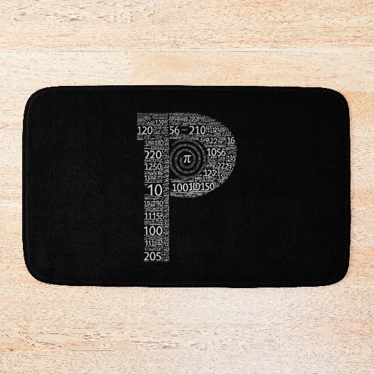 Pi Day Pi Number Number π Bath Mats