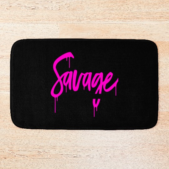 Savage classy bougie ratchet Bath Mats