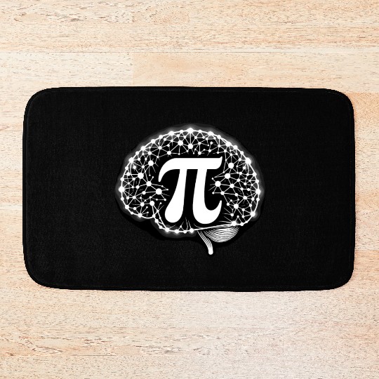 Funny Pi Day 2024 3,14 Pi Number Symbol Math Bath Mats