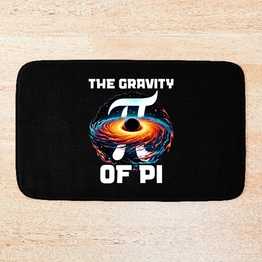 Funny Pi Day 2024 3,14 Pi Number Symbol Math Bath Mats