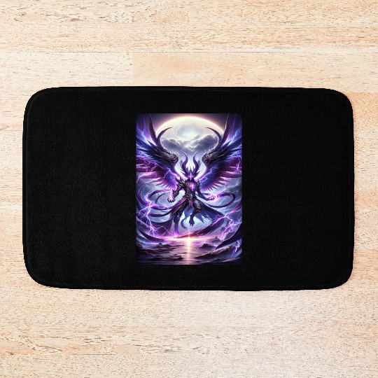 Eclipse Dragon Sovereignty Bath Mats