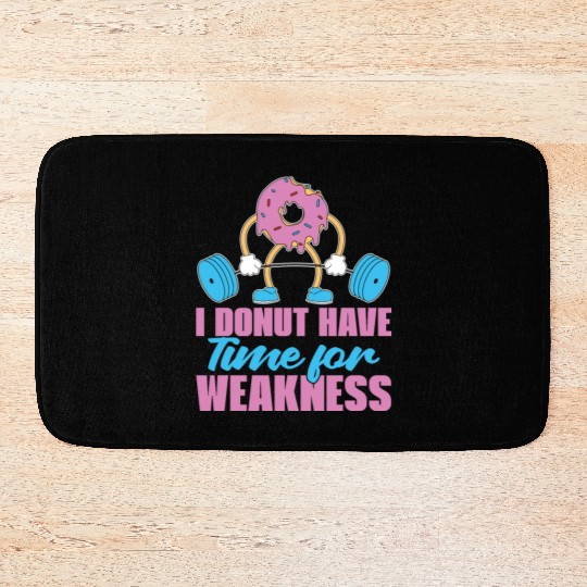 Fitness Donut Donut Gym Bath Mats