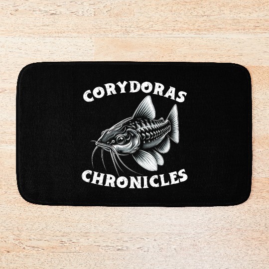 Corydoras Catfish Fish Lover Freshwater Aquarium Bath Mats
