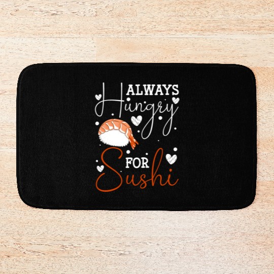 Japanese Fish Maki Cuisine Bath Mats