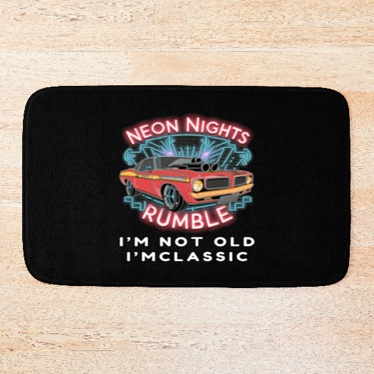 Statement of Classic Confidence Apparel- Hot Rod Bath Mats