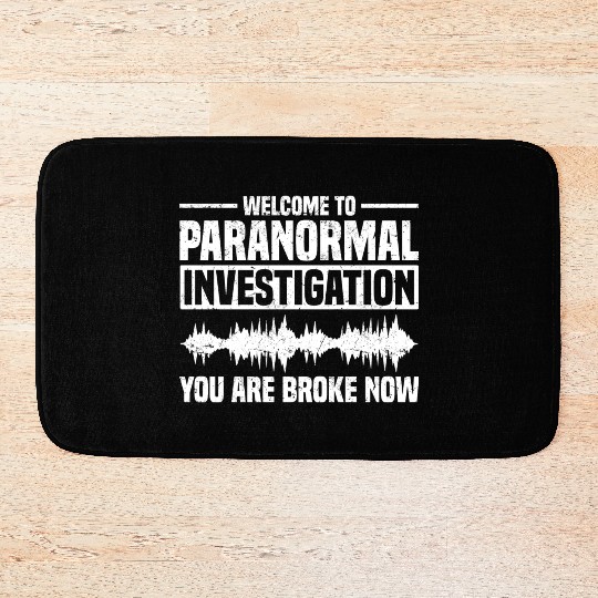 Ghost Hunt | Ghost Hunters Scary Gift Ideas Bath Mats