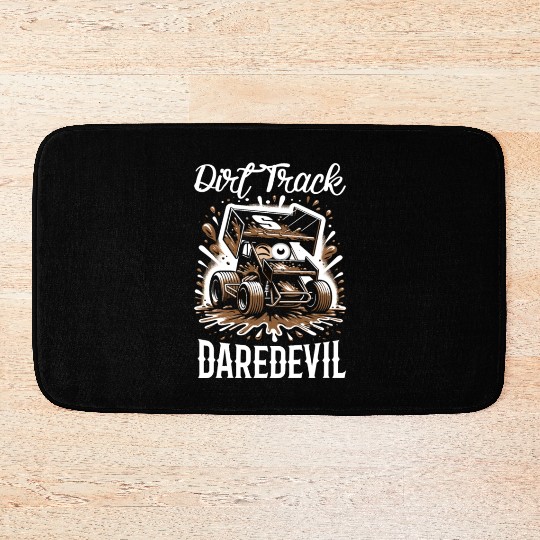 Sprint Car Mom Dirt Track Racing Racing Race Day Bath Mats