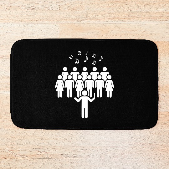 Choir Choir Lover Sing Lover Bath Mats