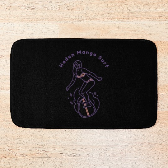 Haden Mango Surfer Girl Bath Mats