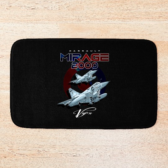 Dassault Mirage 2000 French Vintage Multi-Role Fig Bath Mats