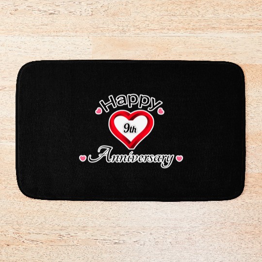 anniversary 9th Bath Mats