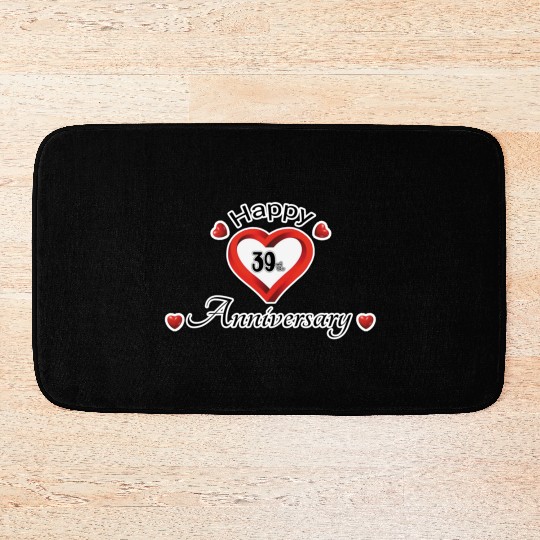 anniversary 39th Bath Mats