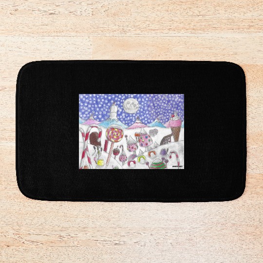 The Nutcracker Christmas Candy Land Bath Mats